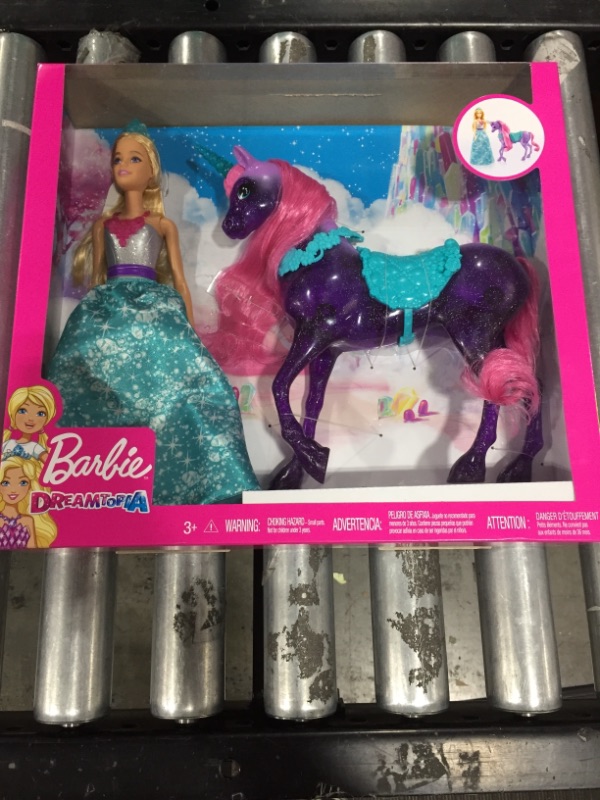 Photo 2 of Barbie Dreamtopia Princess & Unicorn Fashion Doll

