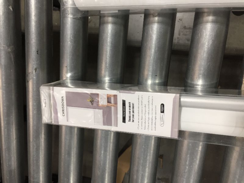 Photo 1 of ChrisDowa 100% Blackout Roller Shade, Window Blind with Thermal Insulated, UV Protection Fabric. Total Blackout Roller Blind for Office and Home. Easy to Install. White,39" W x 72" H
