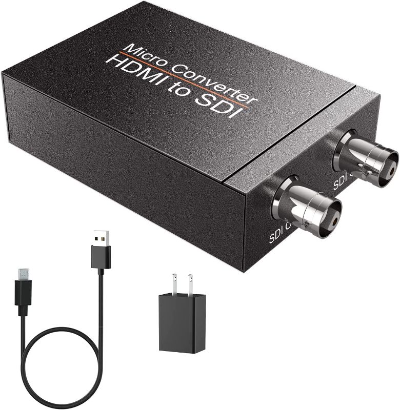 Photo 1 of Rybozen HDMI to SDI Converter Power Supply Adapter Included, Micro Converter 1 HDMI in 2 SDI out , Audio Format Detection, High Bit Rates at 2.970 Gbit/s
