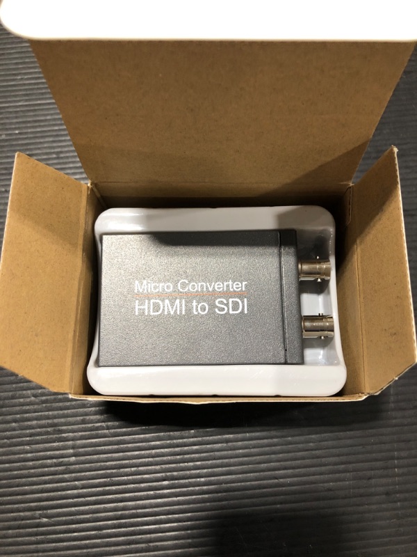 Photo 2 of Rybozen HDMI to SDI Converter Power Supply Adapter Included, Micro Converter 1 HDMI in 2 SDI out , Audio Format Detection, High Bit Rates at 2.970 Gbit/s
