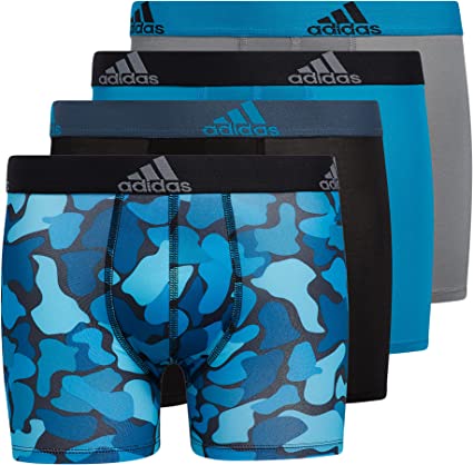 Photo 1 of Adidas Youth Performance Boxer Briefs Underwear (4-Pack), XL 