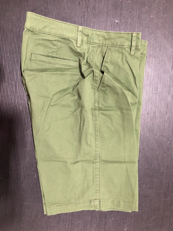 Photo 2 of Amazon Essentials Women's 10 Inch Inseam Bermuda Chino Short, Size 8