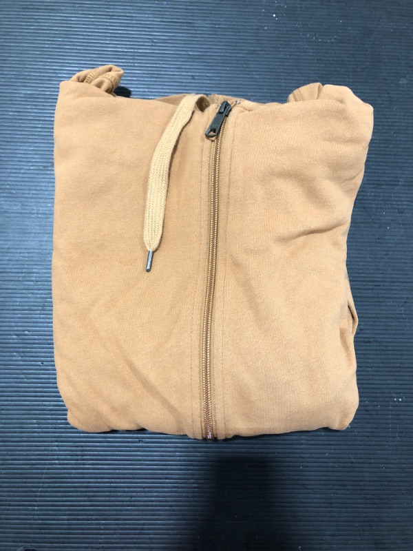 Photo 2 of Amazon Essentials Men's Lightweight French Terry Full-Zip Hooded Sweatshirt, Large