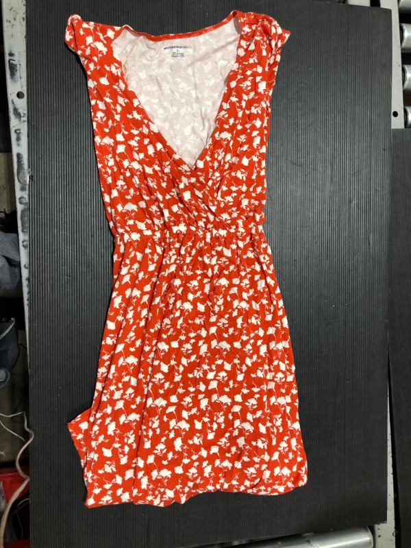 Photo 1 of Amazon Essentials Floral Dress, Orange, 3XL