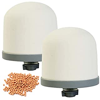 Photo 1 of HUI NING Replacement Ceramic Dome Water Filter for Countertop,Household Water Bucket, Water Cooler Filtration Systems Water Pitcher (With Minerals Beads /2 PCS)… (B08SWKFYWT)

