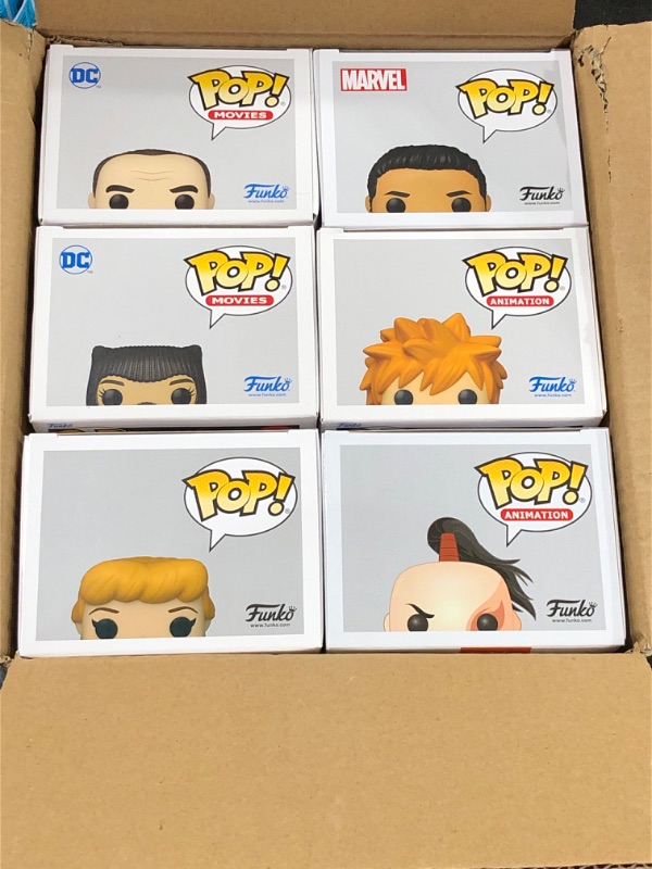 Photo 3 of POP Funko Mystery 6 Pack w/ 1 Random Limited Edition Chase - Stylized Vinyl Figure Set New