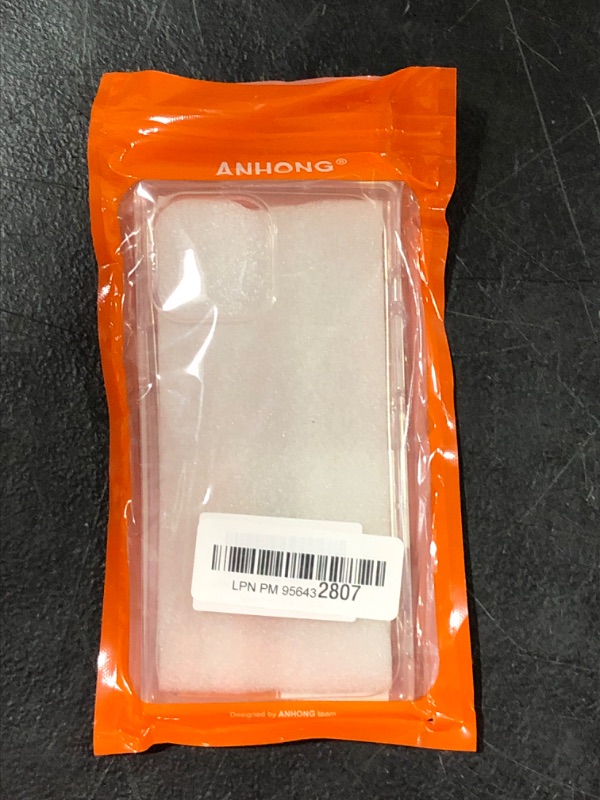 Photo 1 of ANHONG Square Clear Case Compatible with iPhone 13 Pro Max 6.7 Inch 2021, HD Clear Case with Enhanced Corners, Shock-Absorption Soft TPU Cushion
