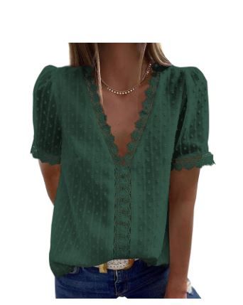 Photo 1 of Astylish Womens Lace V Neck Tunic Tank Tops Casual Sleeveless Shirt Blouse
