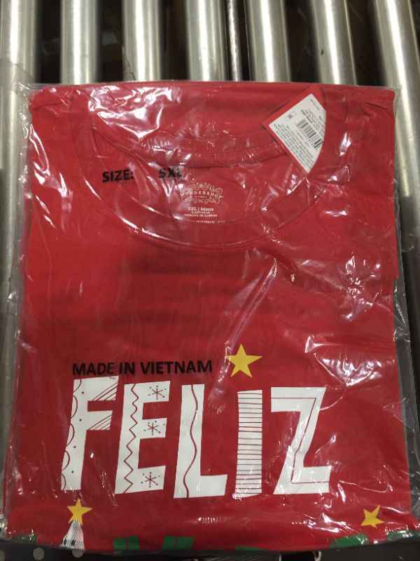 Photo 1 of [2 Pack] Men's Big & Tall Feliz Navidad Holiday Pajama T-Shirt - Wondershop™ [Size 5X]