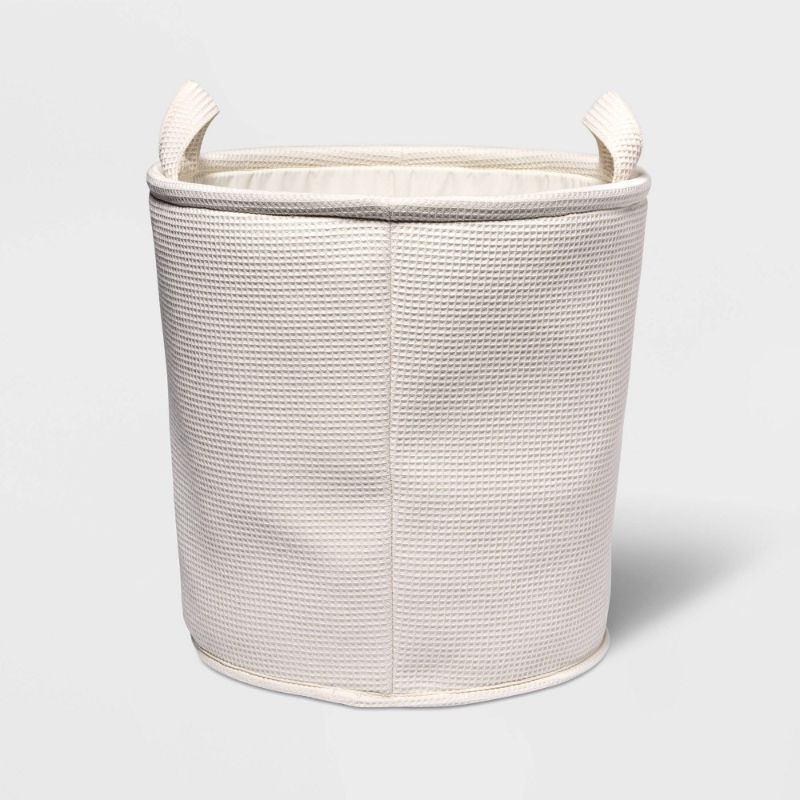 Photo 1 of [2 Pack] Waffle Storage Basket Cream - Pillowfort™
