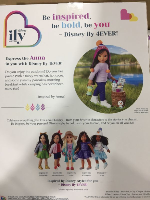 Photo 2 of Disney ILY 4ever 18" Anna Inspired Accessory Pack