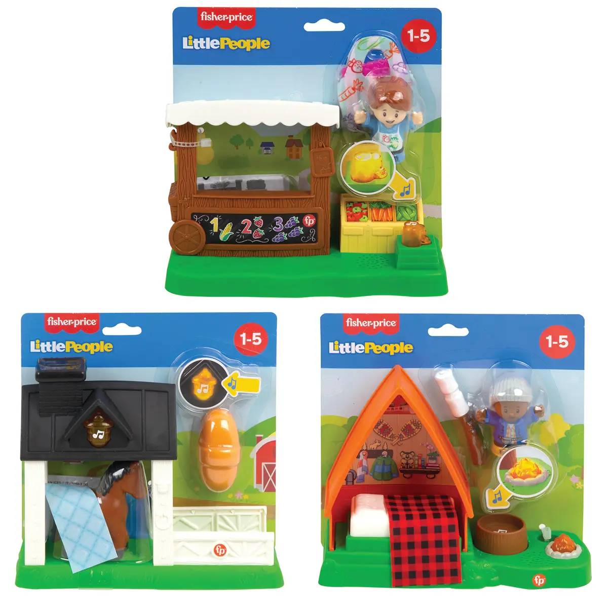 Photo 1 of Fisher Price Little People 3 piece Mini-Playset