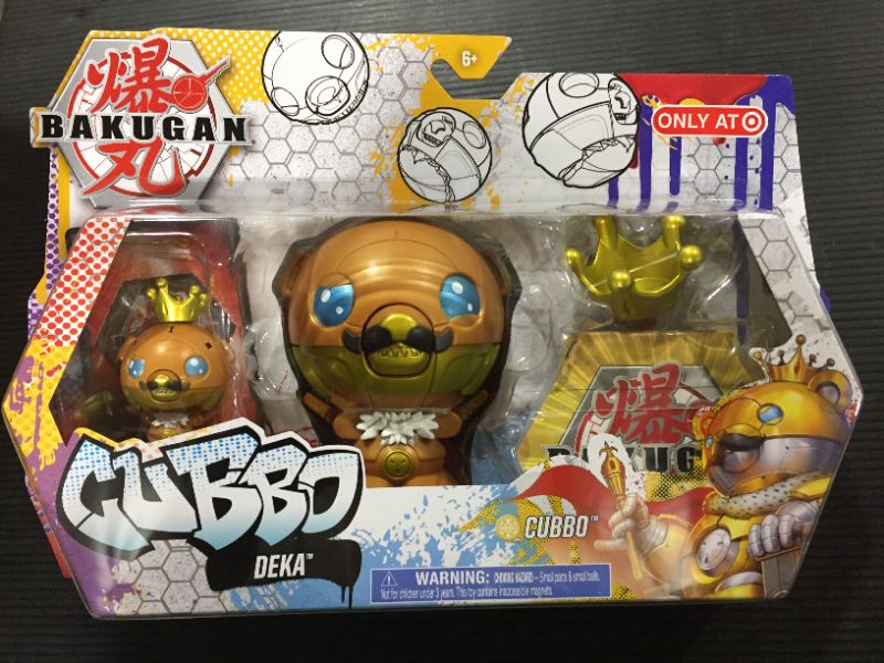 Photo 1 of Bakugan Battle Planet Deka Cubbo Figure
