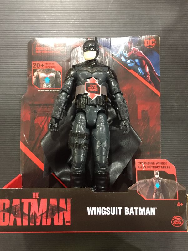 Photo 3 of DC Comics Batman 12-inch Wingsuit Action Figure with Lights and Sounds
