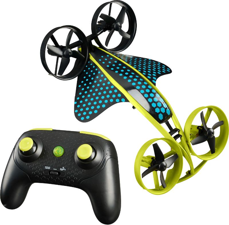 Photo 1 of HydraQuad 3-in-1 Hybrid Air to Water Stunt Drone
