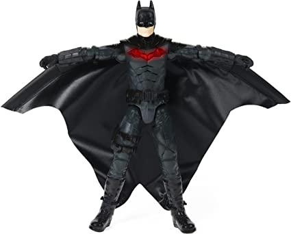 Photo 1 of DC Comics, Batman 30cm Wingsuit Action Figure with Lights and Phrases, Expanding Wings, The Batman Movie Collectible Kids Toys for Boys and Girls Ages 3 and up