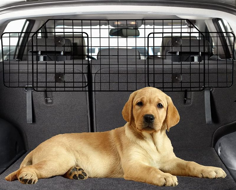 Photo 1 of 38-66.5 Inches Dog Car Barrier for SUVs, Van, Vehicles