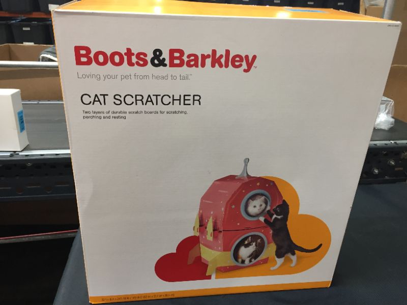 Photo 6 of Boots & Barkley 2 Story Cat Scratcher Spaceship-MADE OUT OF CARDBOARD