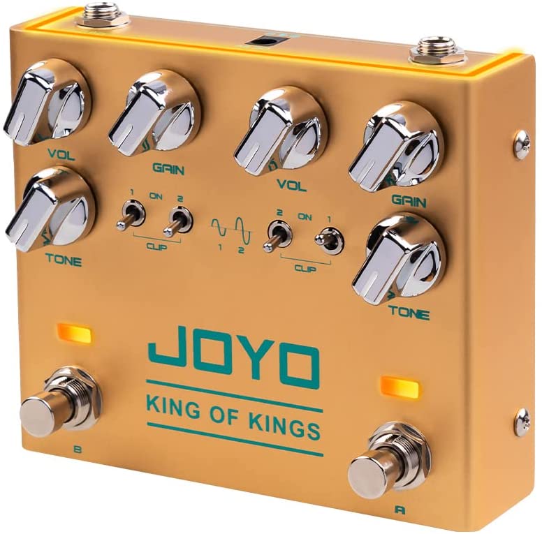 Photo 1 of JOYO Dual Crunch Pure Analog Circuit Overdrive Effect Pedal with Independent Clipping for Electric Guitar - True Bypass (King of Kings R-20)
