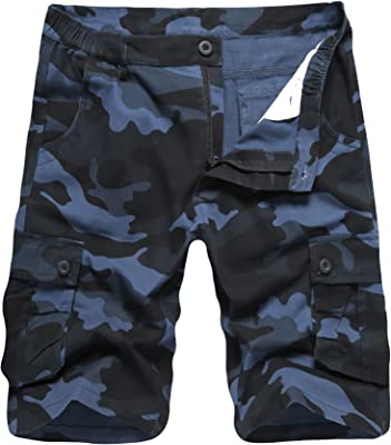 Photo 1 of APTRO Men's Cargo Shorts Camo Causal Shorts Lightweight Multi-Pockets Work Shorts
34 