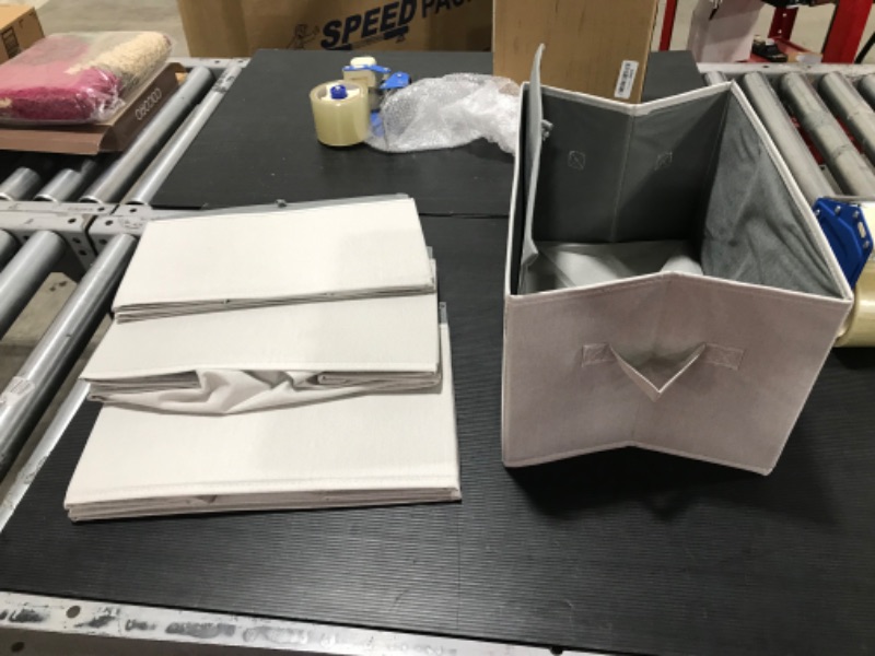 Photo 1 of 4 PACK FOLDABLE STORAGE BOXES