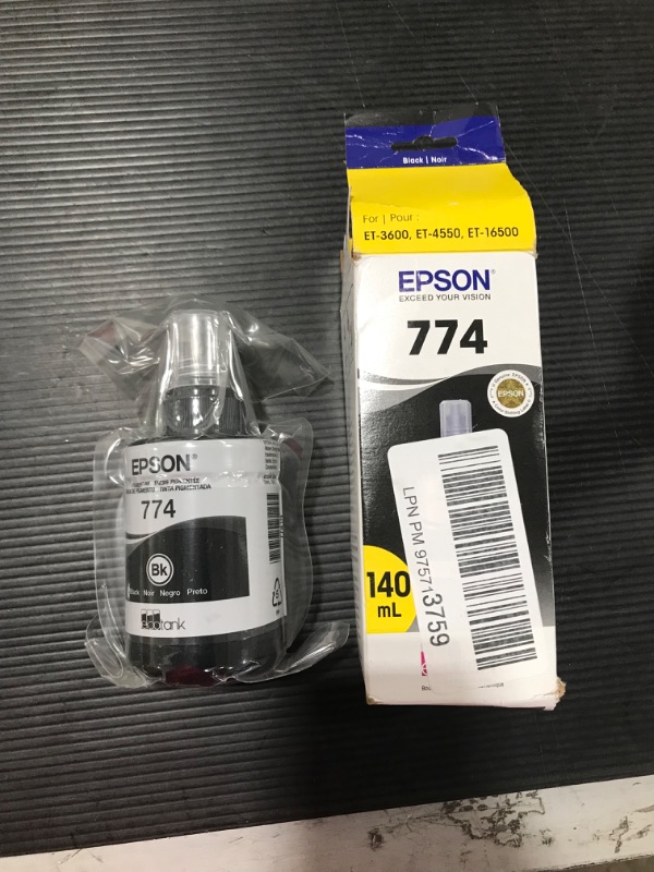 Photo 2 of Epson T774120 (774) Ink, Black
