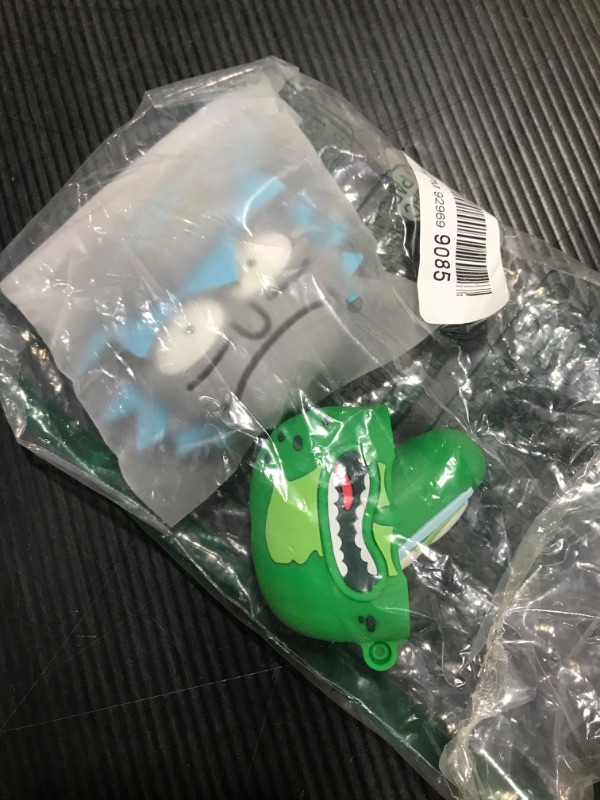 Photo 1 of 2 Pack Gkv for Airpods 3 Case for Airpod 3 (2021) Cover Unique Funny Fun Kawaii Cute 3D Cartoon Design Air Pods 3rd Generation Silicone Cases for Girls Teen Boys Kids Cucumber+Gray Rk
