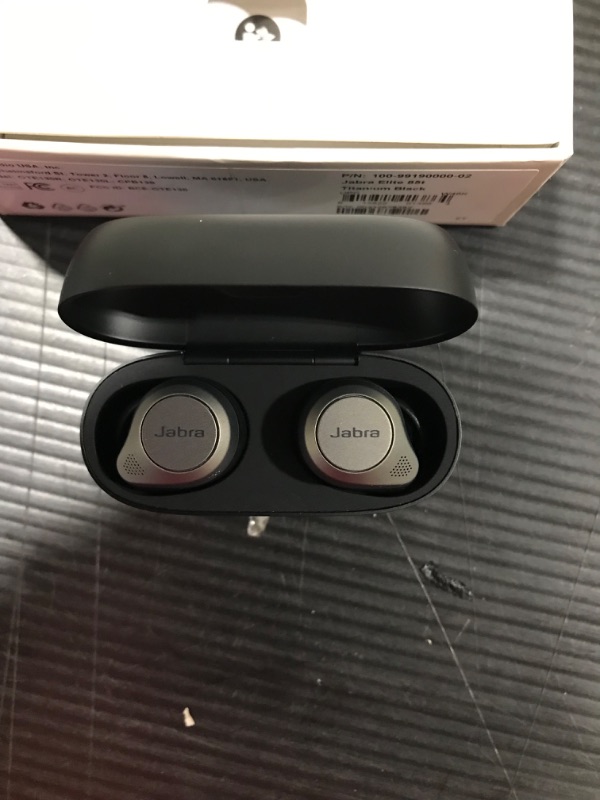 Photo 2 of Jabra Elite 85T True Wireless Bluetooth Noise Cancelling Earbuds (Titanium Black)