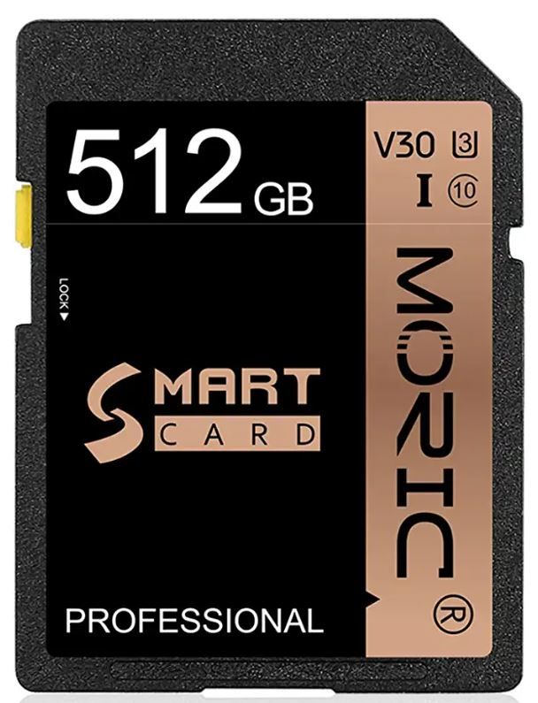 Photo 1 of 512GB SD Card Flash Memory Class 10 High Speed Security Digital Memory Card for Vloggers, Filmmakers, Photographers and Other SD Card Devices(512GB)
