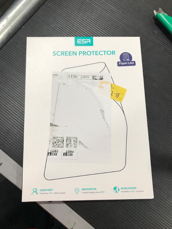 Photo 2 of ESR (2-Pack) Paper-Feel Screen Protector for iPad Air 4 2020 /iPad Pro 11 2020 and 2018