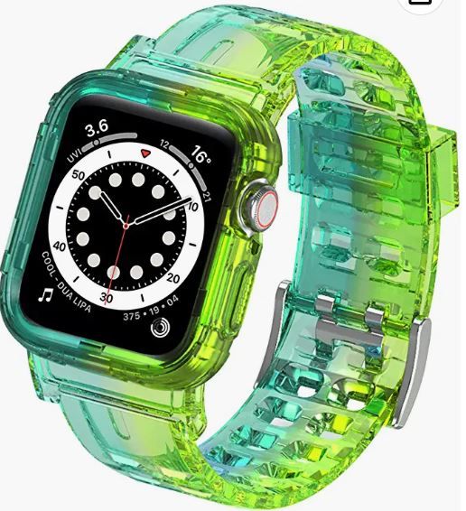Photo 1 of  JUST THE BAND!!!! ShiningCare Clear Watch Bands Compatible for Apple Watch Band
