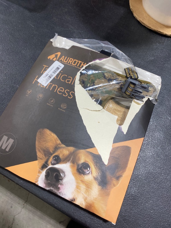 Photo 1 of Auroth Tactical Dog Harness for Small Medium Large Dogs No Pull Adjustable Pet Harness Reflective K9 Working Training Easy Control Pet Vest Military Service Dog Harnesses- SIZE MED 