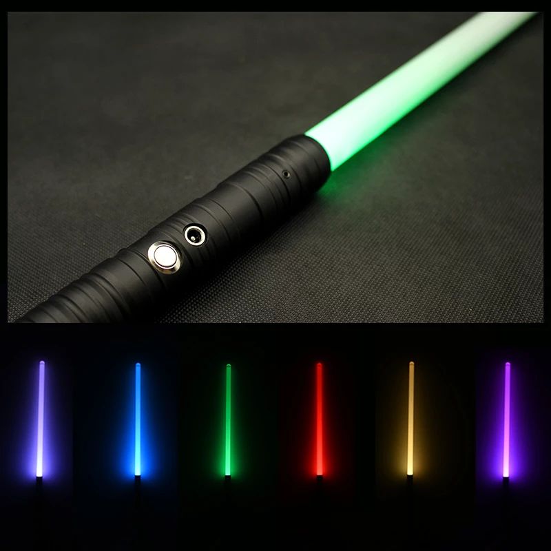 Photo 1 of 80CM Electronic LED Lightsaber Metal RGB 7 Colors Change Laser Sword Alloy Handle Weapons Stage Cosplay Boy Toys Dropshipping
