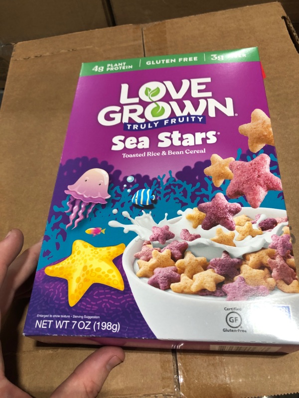 Photo 3 of 272201 7 Oz Sea Stars Cereal, Pack of 6
Best By Aug/14/21
