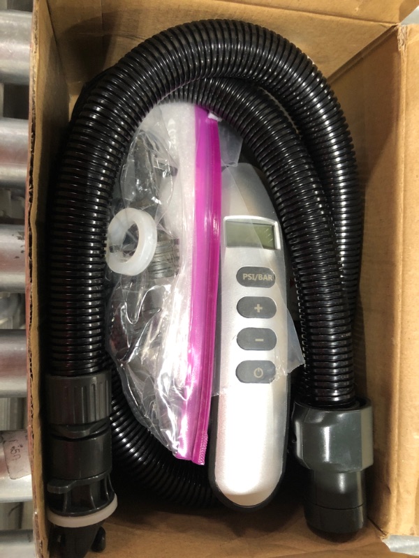 Photo 2 of SereneLife SLPUMP20 - Electric Air Pump Compressor / Air Inflator (for SUP Stand-up Paddle-Boards & Water Sport Pool Inflatables)
