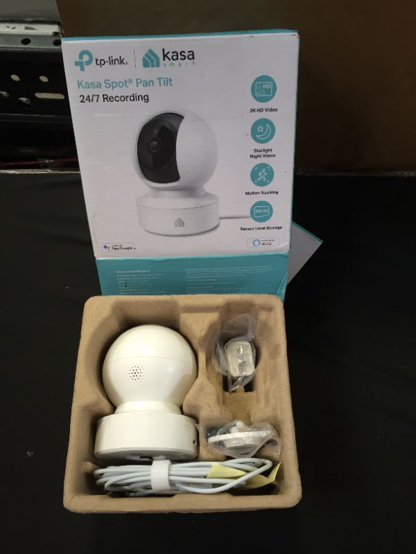 Photo 4 of Kasa Smart 2K Security Camera for Baby Monitor Pan Tilt