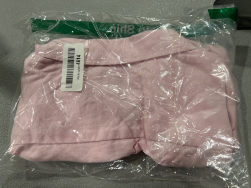 Photo 2 of Amazon Essentials Girls' Short Sleeve Uniform Oxford Shirt, Size Large