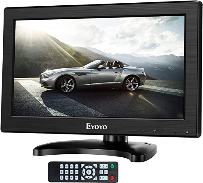 Photo 1 of Eyoyo 12" Inch TFT LCD Monitor with AV HDMI BNC VGA Input 1366x768 Portable Mini HD Color Screen Display with Built-in Speaker