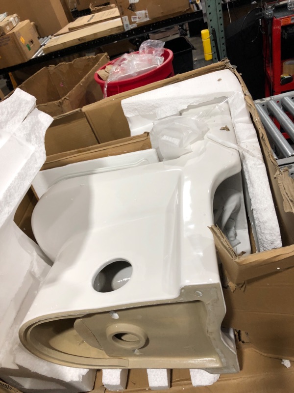 Photo 2 of Fine Fixtures Dual-Flush Round One-Piece Toilet 12" Rough in (Seat Included)