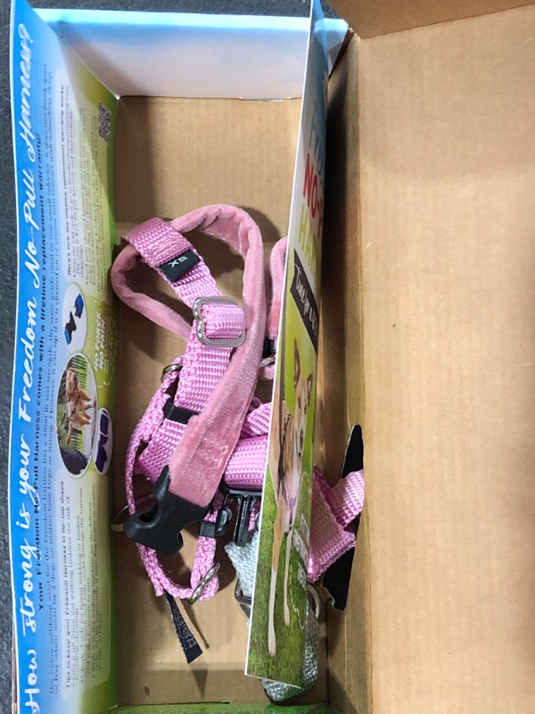 Photo 2 of 2 Hounds Design Freedom No Pull Dog Harness | Adjustable Gentle Comfortable Control for Easy Dog Walking | for Small Medium and Large Dogs | Made in USA | Leash Not Included | 5/8" SM Rose
(SIZE XS) 