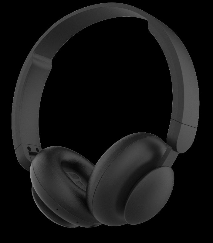 Photo 1 of Onn. Bluetooth on-Ear Headphones, Black. OPEN BOX. PRIOR USE.