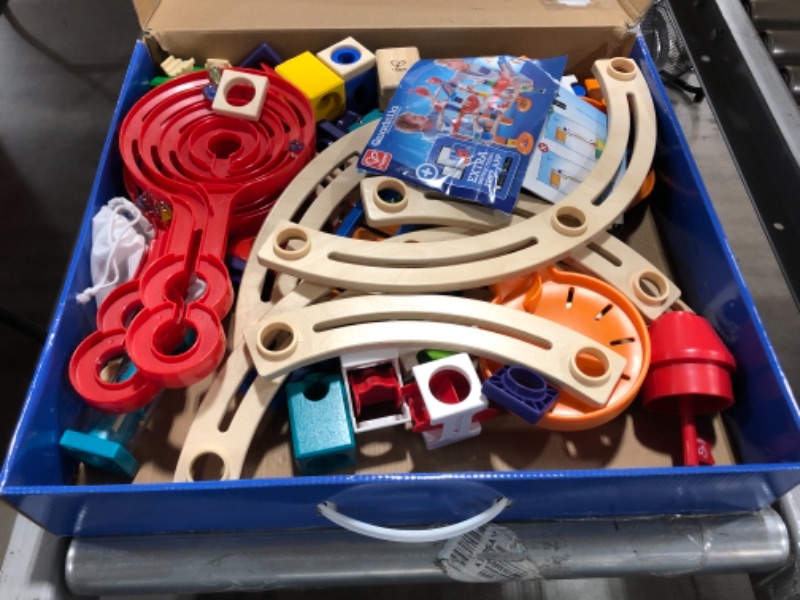 Photo 1 of Hape Wooden Quadrilla Super Spirals Marble Run| STEM Building Blocks Toy for Kids
OPEN BOX. PRIOR USE.
