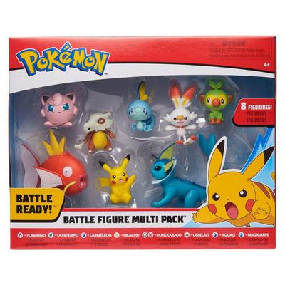 Photo 1 of Pokemon Battle Action Figure Multi 8 Pack Cubone Jigglypuff Pikachu Sobble Grookey Scorbunny Magikarp Vaporeon
OPEN PACKAGE. MISSING FIGURES. 