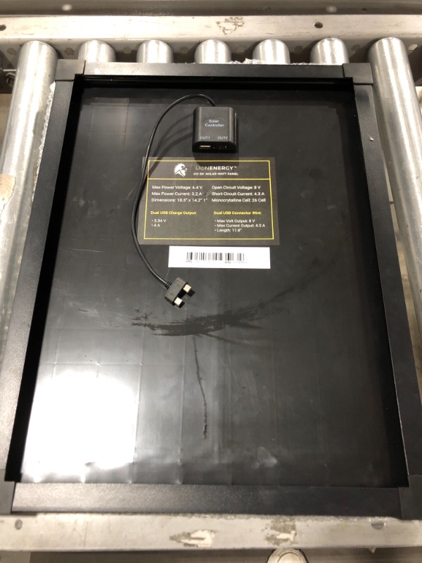Photo 1 of Lion Energy Cub GO 20 Watt Solar Panel. PRIOR USE.