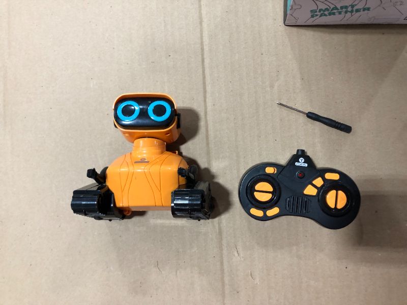 Photo 2 of KaeKid Robot Toys for Kids, 2.4Ghz Remote Control Robot Toys with LED Eyes & Flexible Arms, Dance & Sounds, RC Toys for 3 4 5 6 7 8 Year Old Boys Girls
