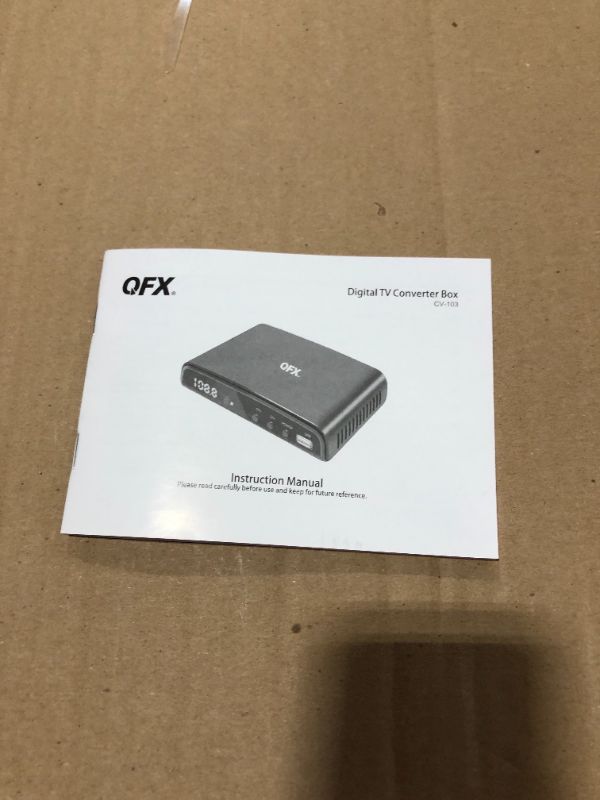 Photo 4 of QFX CV-103 Digital Converter Box W Ul Adapter, Black (B00WN5ZDVQ)
