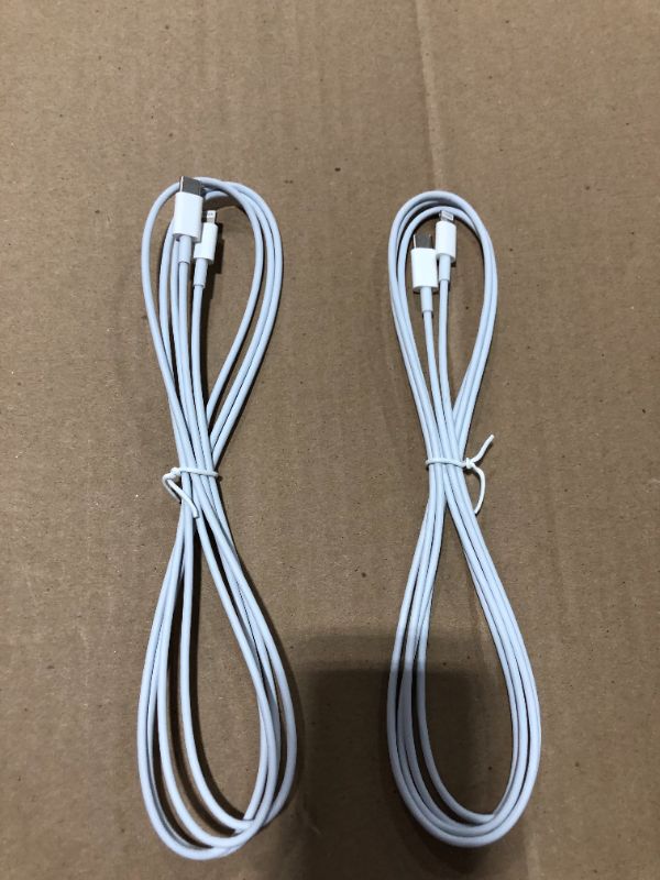 Photo 2 of iPhone Fast Charger USB-C to Lightning Cable?Apple MFi Certified?[2-Pack] Long Fast Charging Syncing Cords (6Ft) Compatible with 13/12 Pro Max,Mini,13/12/11 Pro/XR/XS Max,iPad
