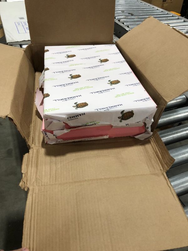 Photo 1 of Hammermill Colored Paper, 20 lb Pink Printer Paper, 11 x 17-1 Ream (500 Sheets) - Made in the USA, Pastel Paper, 102368R 2 Pack
