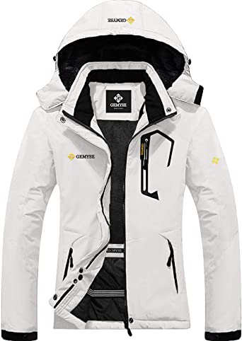 Photo 1 of GEMYSE Women's Mountain Waterproof Ski Snow Jacket Winter Windproof Rain Jacket SZ XXXL
