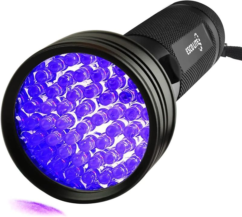 Photo 2 of Escolite UV Flashlight Black Light, 51 LED 395 nM Ultraviolet Blacklight Detector for Dog Urine, Pet Stains and Bed Bug
